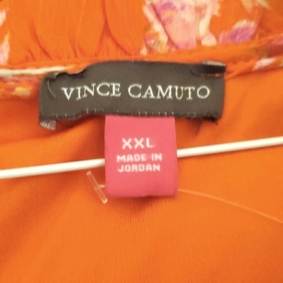 VINCE CAMUTO Orange THREE TIER DRESS SIZE 2XL NWTG - Picture 9 of 15